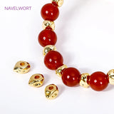 18K Plated Spacer Beads for Jewelry Making DIY Bracelet Necklace Findings