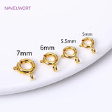 18K Plated Claw Spring Clasp for Bracelet, Jewelry Making
