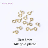 18K Plated Claw Spring Clasp for Bracelet, Jewelry Making