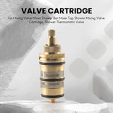 Brass Bath Shower Thermostatic Cartridge & Handle for Shower Mixing Valve