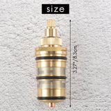 Brass Bath Shower Thermostatic Cartridge & Handle for Shower Mixing Valve