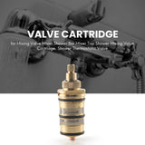 Brass Bath Shower Thermostatic Cartridge & Handle for Shower Mixing Valve