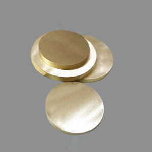 Brass Disc Round Plate Sheet 50mm 100mm 150mm 200mm Diameter Copper Alloy