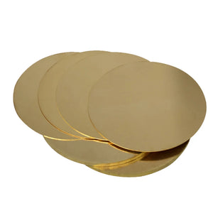 Brass Disc Round Plate Sheet 50mm 100mm 150mm 200mm Diameter Copper Alloy