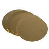 Brass Disc Round Plate Sheet 50mm 100mm 150mm 200mm Diameter Copper Alloy