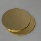Brass Disc Round Plate Sheet 50mm 100mm 150mm 200mm Diameter Copper Alloy