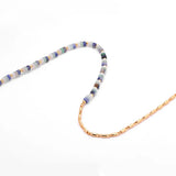 Brass Plated Natural Stone Necklace for Women