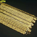 Men's 24k Plated Brass Faucet Bracelet 20cm Long
