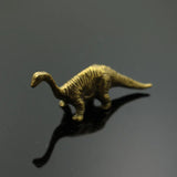 Brass Dinosaur Desktop Ornaments Copper Long Need Animal Tea Pet Home Decor