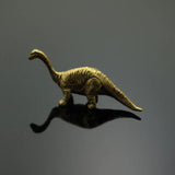 Brass Dinosaur Desktop Ornaments Copper Long Need Animal Tea Pet Home Decor