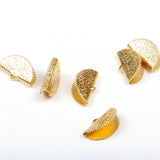 Brass Ribbon Crimps Findings For DIY Jewelry Making