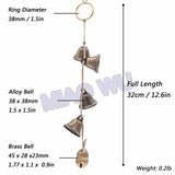 Rustic Hanging Bells for Home and Garden Decor