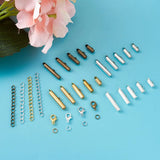 Brass Slide On End Clasp Tubes Chain Extender DIY Jewelry Supplies