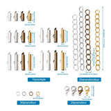 Brass Slide On End Clasp Tubes Chain Extender DIY Jewelry Supplies