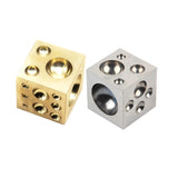 50x50mm Brass Square Dapping Block Metal Punch Jewelry Doming Tool