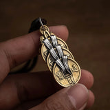 Brass Xiupi Pendant Men's Necklace Retro Accessories