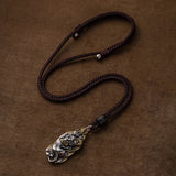 Brass Xiupi Pendant Men's Necklace Retro Accessories