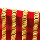 Gold-Plated 10mm Thick Bracelet for Men