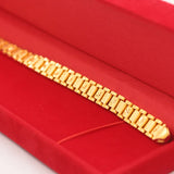 Gold-Plated 10mm Thick Bracelet for Men