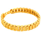 Gold-Plated 10mm Thick Bracelet for Men