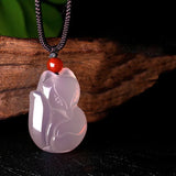 Brazil Agate Fox Pendant Peach Blossom Anti-small Three Pendant