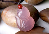 Brazil Agate Fox Pendant Peach Blossom Anti-small Three Pendant