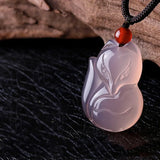 Brazil Agate Fox Pendant Peach Blossom Anti-small Three Pendant
