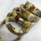 Brazil Crazy Lace Agate Stone Bracelet Natural Gemstone Jewelry Bangle