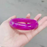 Brazil Purple Agate Chalcedony Jade Bracelet