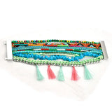 Brazilian Women's Magnetic Bracelet Turquoise Beads Friendship Jewelry