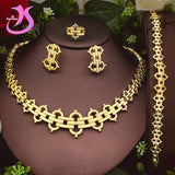 Brazilian Jewelry Sets 18K Plated Necklaces Earrings