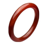 Brazilian Red Agate Chalcedony Round Bracelet for Women's Animal Year