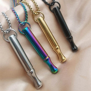 Breathing Exercises Choker Necklace Anxiety Relief Clavicle Chain Jewelry