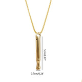 Breathing Exercises Choker Necklace Anxiety Relief Clavicle Chain Jewelry