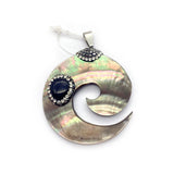 Natural Shell Round Necklace Pendant DIY Jewelry Making Supplies