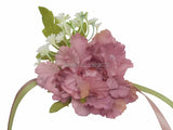 Artificial Scabiosa Babys Breath Corsage Bracelet Tea Party