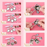 Bridal Angel Wing Photo Bouquet Charm Wedding Pendant