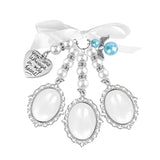 Bridal Angel Wing Photo Bouquet Charm Wedding Pendant