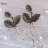 Bridal Copper Hair Pins Wedding Hair Accessories Hair Pins Forks