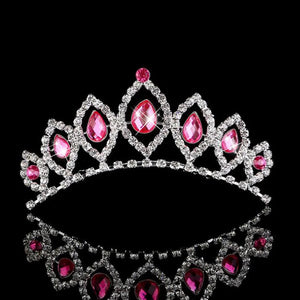 Crystal Pearl Bridal Crown Hair Accessory Wedding Prom Party Jewelry