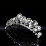 Crystal Pearl Bridal Crown Hair Accessory Wedding Prom Party Jewelry