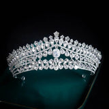 Crystal Zirconium Bridal Tiara Rhinestone Headdress Wedding Crown