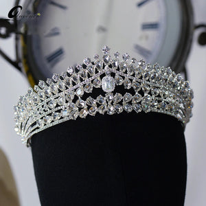Crystal Zirconium Bridal Tiara Rhinestone Headdress Wedding Crown