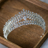 Crystal Zirconium Bridal Tiara Rhinestone Headdress Wedding Crown