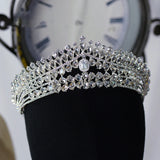 Crystal Zirconium Bridal Tiara Rhinestone Headdress Wedding Crown