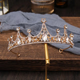 Bridal Crown Headwear Wedding Rhinestones Retro Bridal Crown Headwear