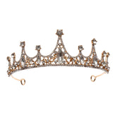 Bridal Crown Headwear Wedding Rhinestones Retro Bridal Crown Headwear
