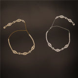Bridal Crystal Back Necklace Wedding Jewelry Statement Collar Choker