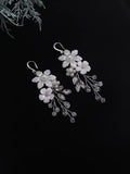 Bridal Earring Rhinestone Crystal Pearl Wedding Dangle Earring