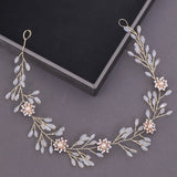 Crystal Tiara Bridal Flower Hairband Headband Wedding Hair Accessories